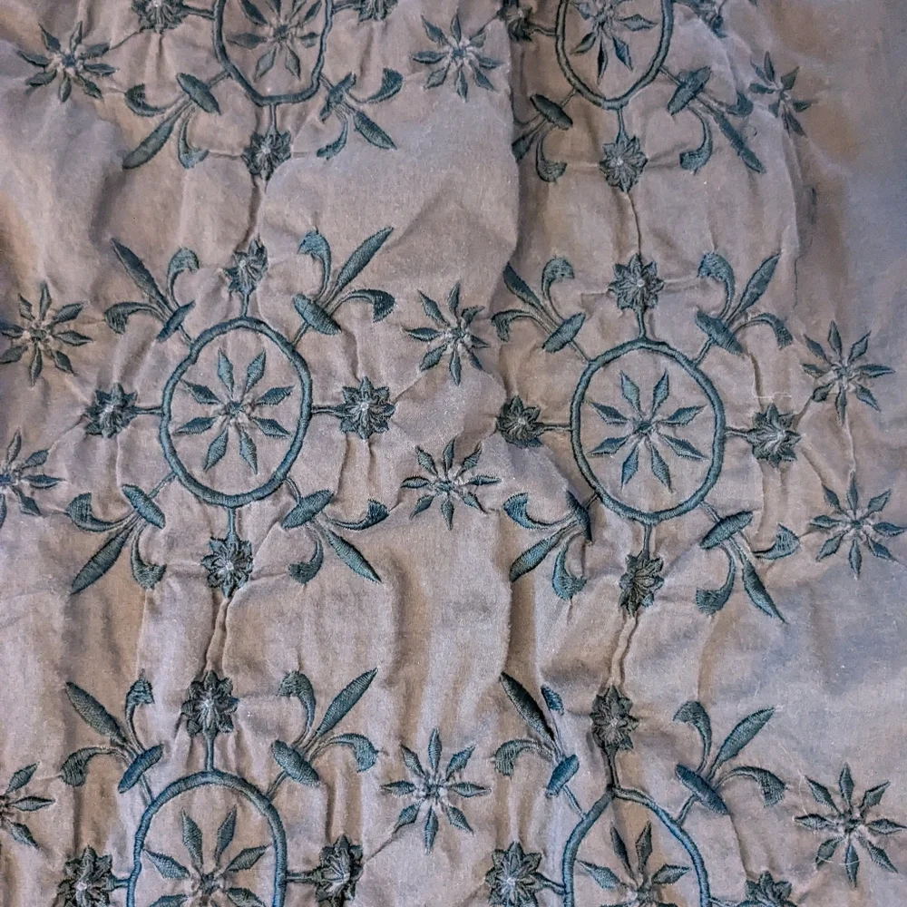 Mossimo Embroidered Cotton Sheath Dress Sz XS - Picture 6 of 8